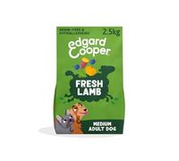 Edgard & Cooper Pienso Para Perros Adultos Medianos, Cordero Fresco (2.5kg), Comida Perro Seca Sin Cereales, Hipoalergénica, Ingredientes Naturales, Con equilibrio de fibra añadido