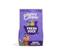 Edgard & Cooper Pienso para Perros Adultos Medianos, Pato Fresco (2.5kg), Comida Perro Seca Sin Cereales, Hipoalergénica, Ingredientes Naturales, con Equilibrio de Fibra añadido
