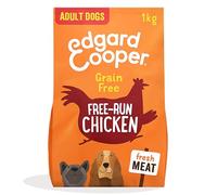 Edgard Cooper Pienso para Perros, Adultos, (Pollo, 1kg), Alimento seco Natural sin Cereales, Carne Fresca y sin azúcares añadidos, proteína de Calidad
