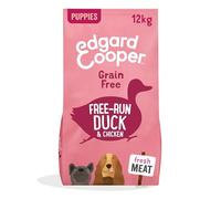 Edgard & Cooper Pienso para Perros, Cachorros, (Pato & Pollo, 12kg), Alimento seco Natural sin Cereales, Perros, Carne Fresca y sin azúcares añadidos, proteina de Calidad