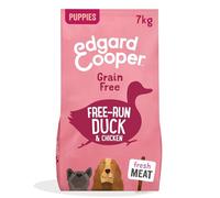 Edgard & Cooper Pienso para Perros Cachorros Puppy Junior Comida para Perros Seca Natural Sin Cereales 7kg Pato & Pollo Fresco, Fácil de digerir, Alimentación Sana Sabrosa y Equilibrada