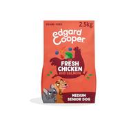 Edgard & Cooper Pienso para Perros Senior Sin Cereales Salmón y Pollo Fresco 2,5 kg