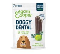 Edgard & Cooper Dental Sticks Manzana y Eucalipto para Perros M - 7 sticks