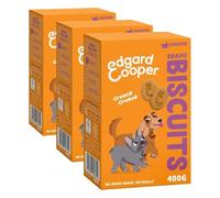 Edgard Cooper Premios para Perros, (Pollo, 1 x 400g), Galletas para Premiar, Sin Cereales, Rico en proteína y Carne Fresca, Llena de aminoácidos Esenciales para un estómago Sano (Paquete de 3)