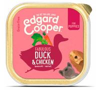 Edgard & Cooper Puppy Grain Free Pato y Pollo Perro Tarrinas 11 x 150 gr