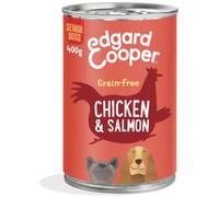 Edgard & Cooper Senior Grain Free Pollo y Salmón Perro Latas 400 gr
