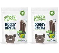 Edgard & Cooper Snack per Cane Stick Dentali Naturale 7 (confezione da 1) Bastoncini da Masticare, igiene dentale, Tempo di masticazione Lungo, alito Fresco (Eucalipto/Mela, S (confezione da 1))