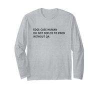 Edge-Case Human QA Humor for Coders Developers and Engineers Manga Larga