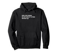 Edge-Case Human QA Humor for Coders Developers and Engineers Sudadera con Capucha