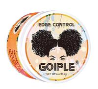 Edge Control Para Mujeres Negras Fijación Fuerte, No Grasa Gomina Sin Descamación, Cera Fijadora De Bordes Sin Residuos Blancos, Brillo, Gel Pelo Para Mujeres Gel Fijador Rizos (Aroma Cítrico)