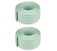 Edge Corner Protector, 4M Baby Proofing Guard Cobertura Parachoques de Seguridad Esquinas de Borde de Bricolaje para Seguridad Infantil, Protección de Muebles (Verde Claro)