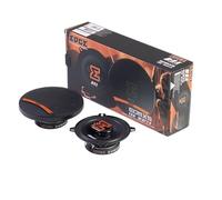 EDGE EDBX5 - Altavoz coaxial de 3 vías (13 cm, 75/150 W, Negro y Naranja). Incluye Rejillas, se Venden en Pares