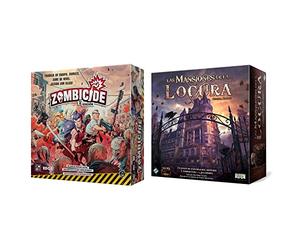 Edge Entertainment - Zombicide: Segunda Edición Juego de Mesa en Castellano (Asmodee CMZCD01ES) & Las Mansiones de la Locura - Juego de Mesa en Español