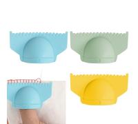 Edge Lock - Plantilla de costura de 3/4 mm, regla de silicona para dedos, con guía para el pulgar, 3 piezas, para puños y tejidos