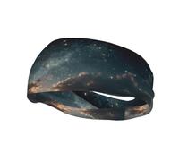 Edge of Infinity - Diadema deportiva para comodidad ligera, absorbente, elástica, transpirable, actividades al aire libre