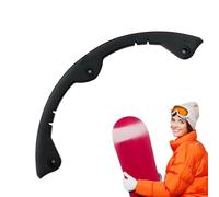 Edge Protector - Tira curvada anticolisión - Cubierta negra para monopatín, protector de nariz para patinetas deportivas