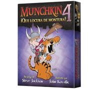 Edge Studio Munchkin 4: ¡Que Locura de Montura!, Expansión, Juego de Cartas, A Partir de 10 Años, De 3 a 6 Jugadores, 60 Minutos por Partida, Español