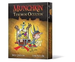 Edge Studio | Munchkin Tesoros Ocultos | Expansión | Mata a los monstruos, Roba el tesoro, Apuñala a tus amigos | A Partir de 10 Años | De 3 a 6 Jugadores | por Partida | Español
