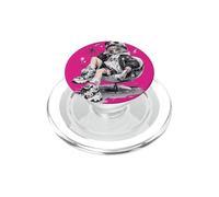 Edgy Panda Streetwear Anime Girl Kawaii Arte Urbano PopSockets PopGrip para MagSafe