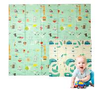 Edibaby, Alfombra Bebé Acolchada Plegable, Diseño Infantil, Colchoneta de Juegos para Suelo, Reversible, XPE, Tapete Baby Play Mat (Alphabet | 200x180 | 1.5 cm)