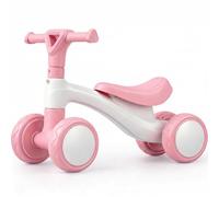 Edibaby, Triciclo Bebé 1 Año | Correpasillos Ligero | Primera Bicicleta de Equilibrio para Bebés | Bici sin Pedales | Juguete Niño 1-2 Años Ideal como Regalo (Rosa)