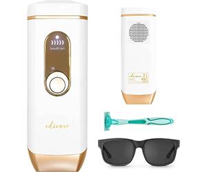 Edicare, Depiladora Laser, Luz Pulsada Depilación, IPL, Mujer, Hombre, Máquina para Depilar, Cuerpo, Bikini, para Casa, 4 Modos, 5 Intensidades