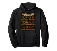 Edición Animal Voices of the Farm Vintage Novedad Regalo. Sudadera con Capucha