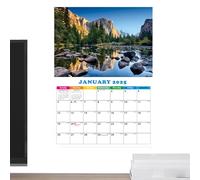 Edición Calendario 2025 - Calendario Fotográfico Paisajístico 2025 Hermoso Calendario Fotográfico Paisajístico Diferentes Escenarios Cada Mes Planificación Del Calendario Anual, Calendario Paesagg