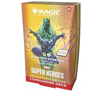 Edición de coleccionista del mazo de Commander de Magic: The Gathering | Marvel Super Heroes - Wakanda por Siempre (Versión en Inglés)