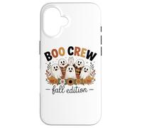 Edición de otoño de Boo Crew, Lindos Fantasmas y Divertidos Halloween Carcasa para iPhone 16