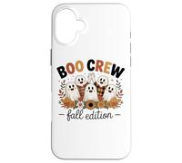 Edición de otoño de Boo Crew, Lindos Fantasmas y Divertidos Halloween Carcasa para iPhone 16 Plus