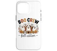 Edición de otoño de Boo Crew, Lindos Fantasmas y Divertidos Halloween Carcasa para iPhone 16 Pro MAX