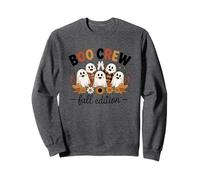 Edición de otoño de Boo Crew, Lindos Fantasmas y Divertidos Halloween Sudadera