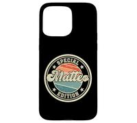 Edición Especial de Matteo Funny Digo el Primer Nombre Carcasa para iPhone 15 Pro MAX