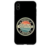 Edición Especial de Matteo Funny Digo el Primer Nombre Carcasa para iPhone XS MAX