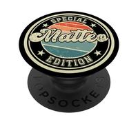 Edición Especial de Matteo Funny Digo el Primer Nombre PopSockets PopGrip Adhesivo