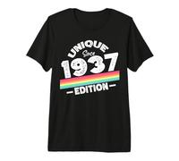 Edición Especial Limitada Birthday Born in 1937 Camiseta Premium