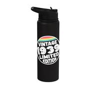 Edición especial limitada Birthday Born in 1939 Stainless Steel Insulated Water Bottle