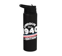 Edición especial limitada Birthday Born in 1940 Stainless Steel Insulated Water Bottle