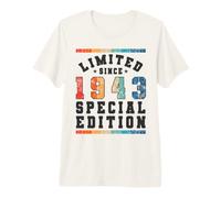 Edición Especial Limitada Birthday Born in 1943 Camiseta Premium