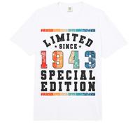 Edición Especial Limitada Birthday Born in 1943 Comfort Colors Adult Heavyweight T-Shirt