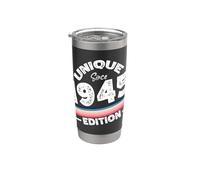 Edición especial limitada Birthday Born in 1945 Vaso térmico de acero inoxidable de doble pared