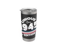 Edición especial limitada Birthday Born in 1945 Vaso térmico de acero inoxidable de doble pared