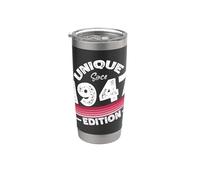 Edición especial limitada Birthday Born in 1947 Vaso térmico de acero inoxidable de doble pared
