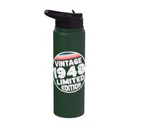 Edición especial limitada Birthday Born in 1948 Stainless Steel Insulated Water Bottle
