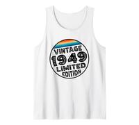 Edición Especial Limitada Birthday Born in 1949 Camiseta sin Mangas