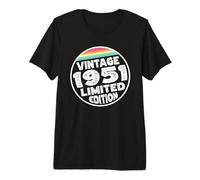 Edición Especial Limitada Birthday Born in 1951 Camiseta Premium
