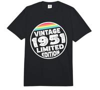 Edición Especial Limitada Birthday Born in 1951 Comfort Colors Adult Heavyweight T-Shirt