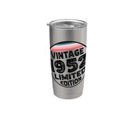 Edición especial limitada Birthday Born in 1952 Vaso térmico de acero inoxidable de doble pared