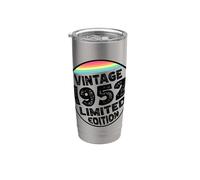 Edición especial limitada Birthday Born in 1952 Vaso térmico de acero inoxidable de doble pared